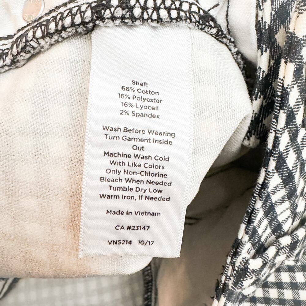 Talbots Gingham Checkered Pattern Pencil Skirt Bl… - image 5